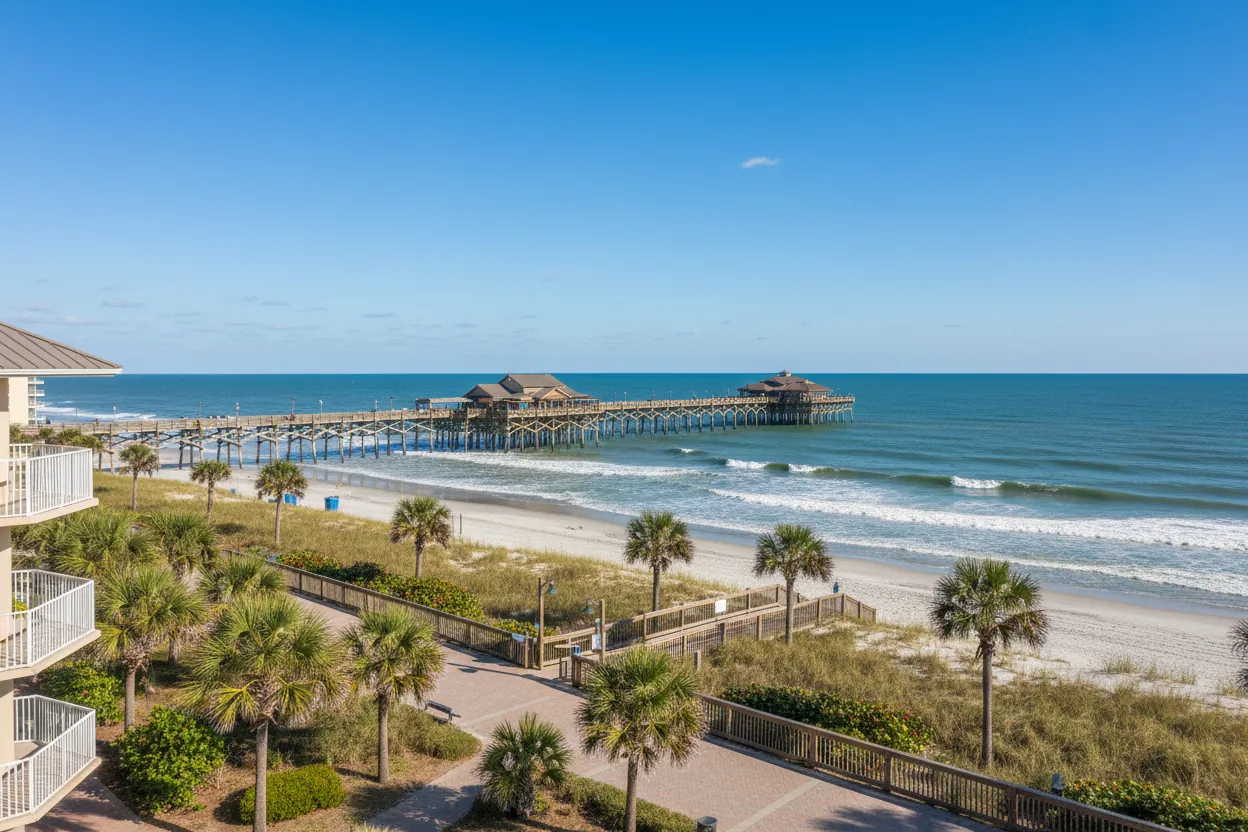 Cocoa Beach Pier Area